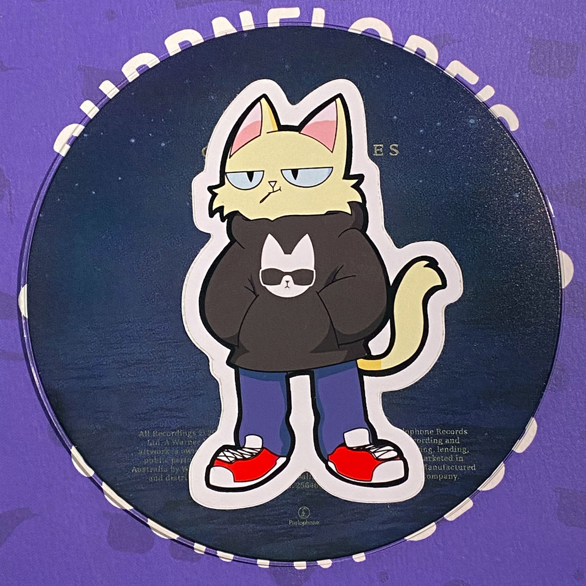 PCC Hoodie Cat Sticker